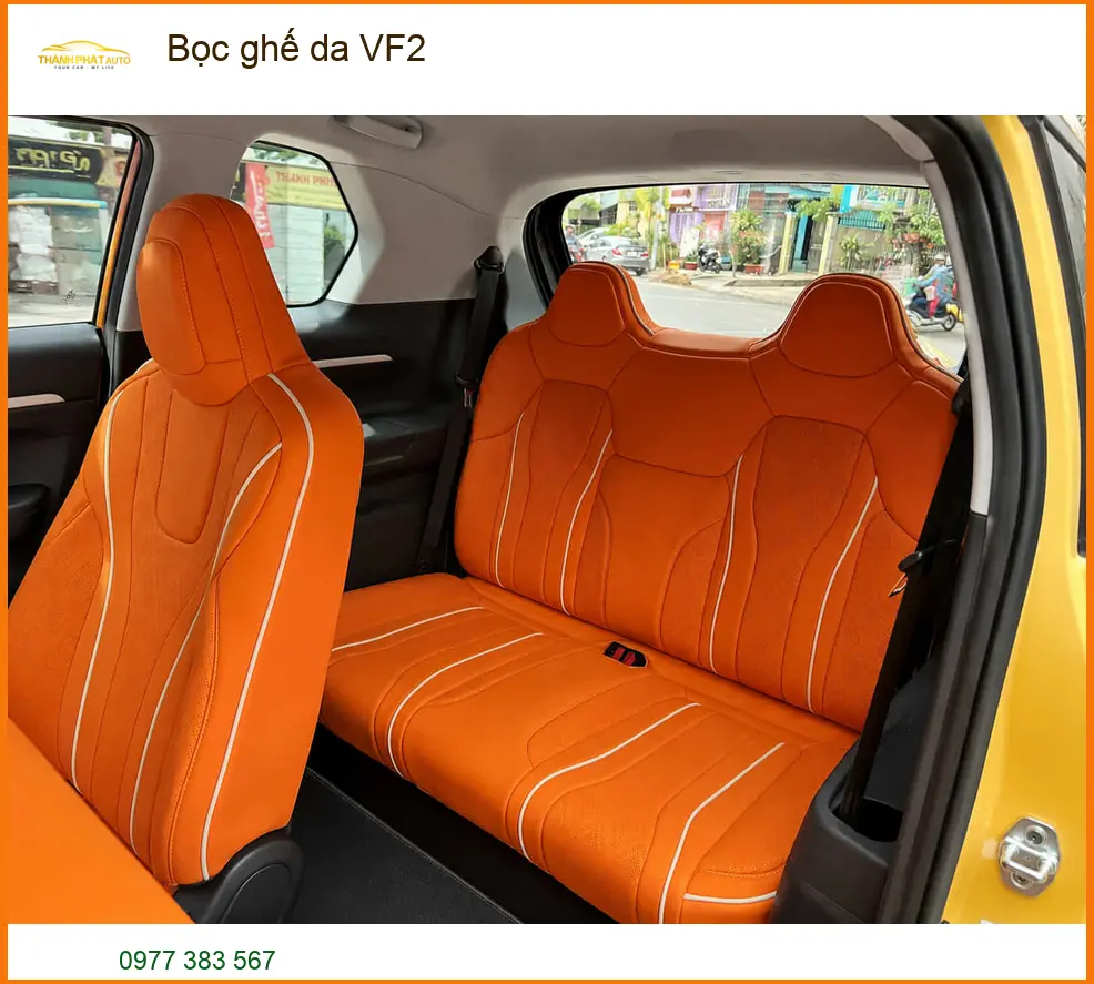 Bọc Ghế Da Cao Cấp Xe Ô Tô Điện VinFast VF2 - Địa Chỉ Lắp Đặt Uy Tín TPHCM