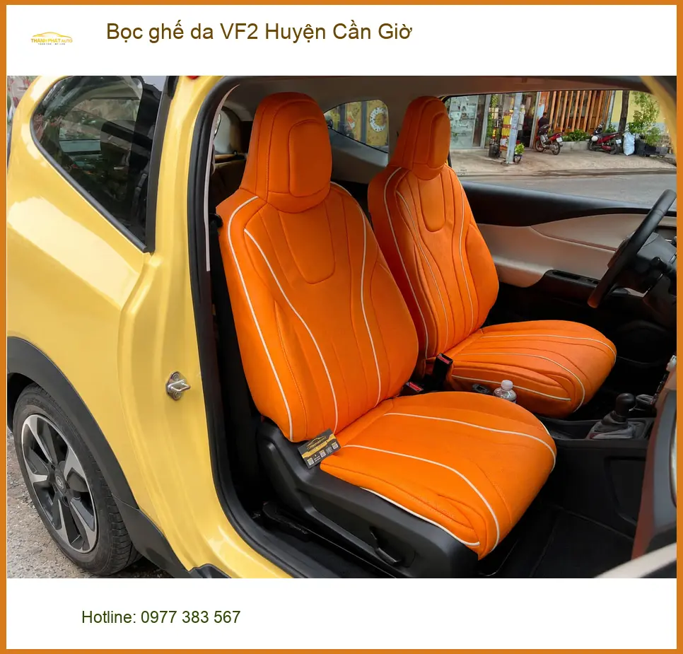 Trung Tâm May Bọc Ghế Da ghế da VF2 Huyện Cần Giờ - Lắp Đặt Uy Tín TPHCM ảnh thực tế 3