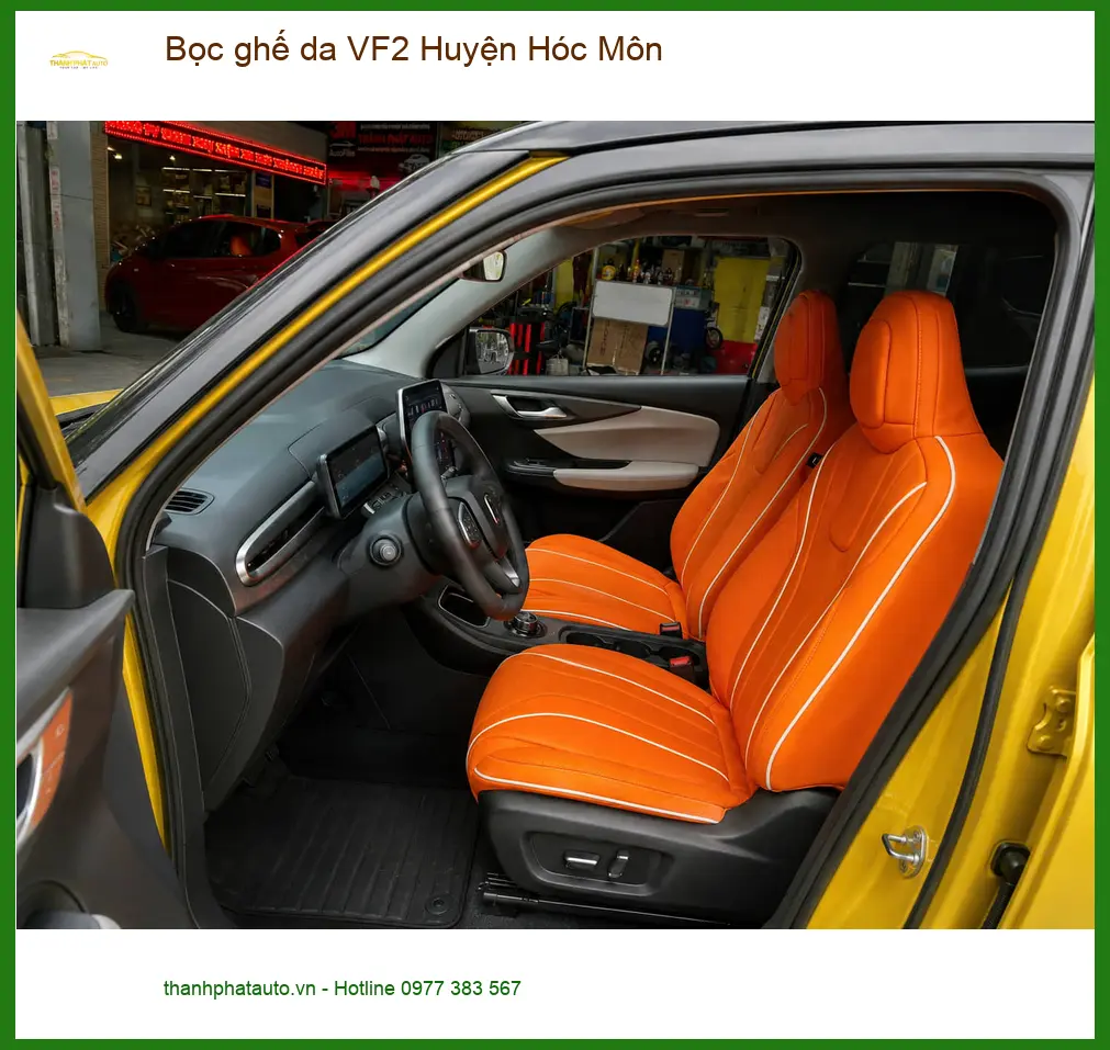 Cửa Hàng May Bọc Ghế Da ghế da VF2 Huyện Hóc Môn - Thi Công Chuyên Nghiệp ảnh thực tế 3