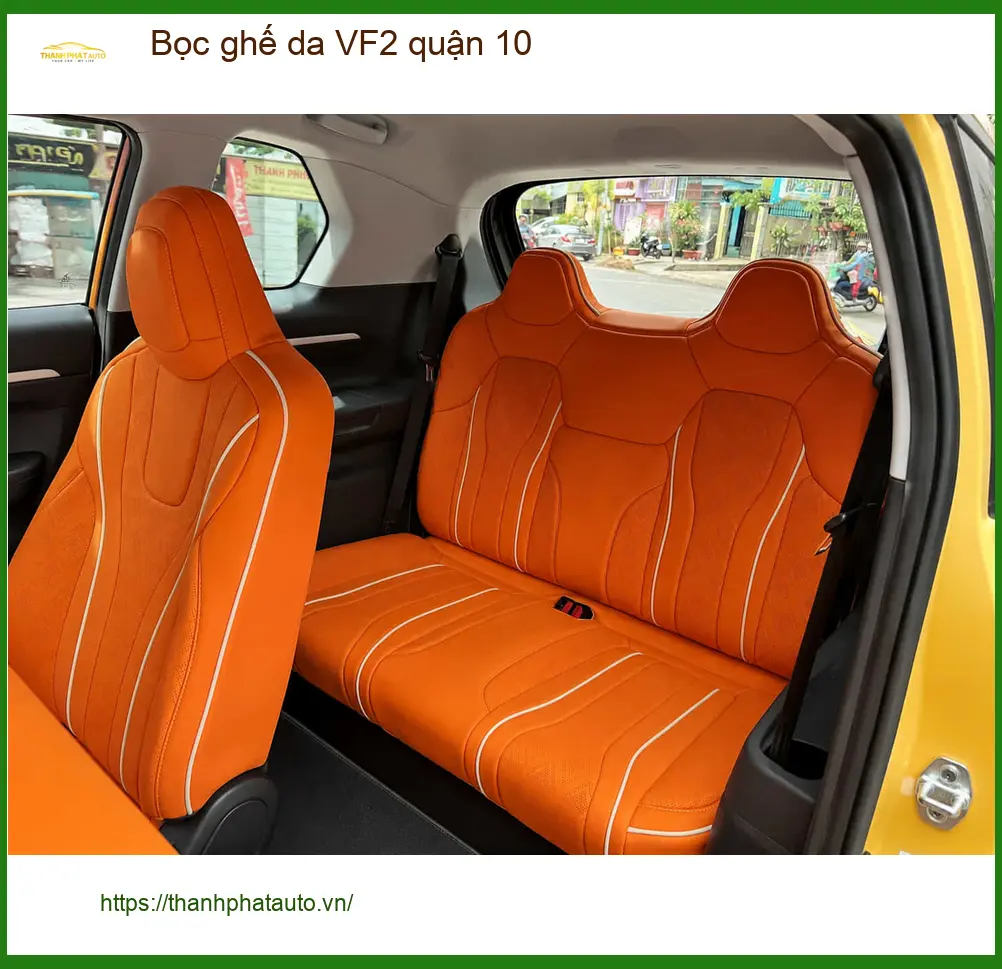 Cửa Hàng May Bọc Ghế Da ghế da VF2 quận 10 - Thi Công Chuyên Nghiệp ảnh thực tế 2