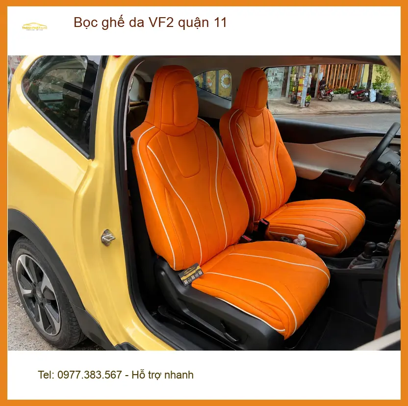 Cửa Hàng May Bọc Ghế Da ghế da VF2 quận 11 - Thi Công Chuyên Nghiệp ảnh thực tế 2