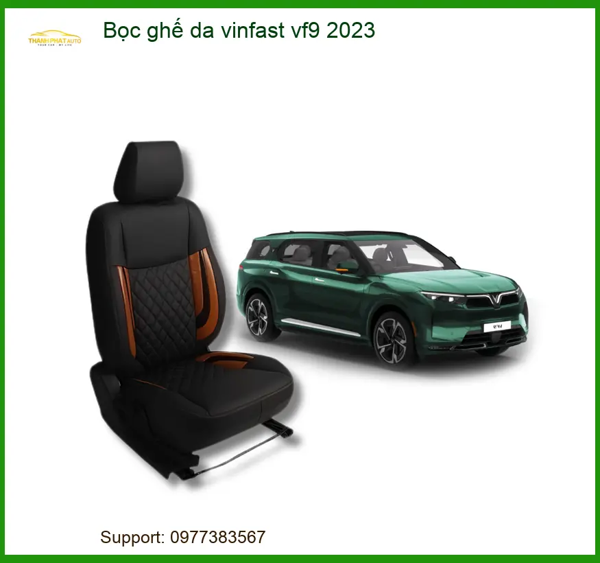 Bọc Ghế Da Vinfast VF9 2023 - Địa Chỉ Thi Công Chính Hãng TPHCM