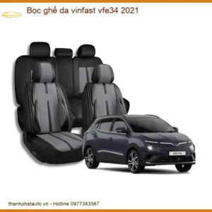 Bọc Ghế Da Vinfast VF e34 2021 - Trung Tâm Gắn Chính Hãng Uy Tín TPHCM