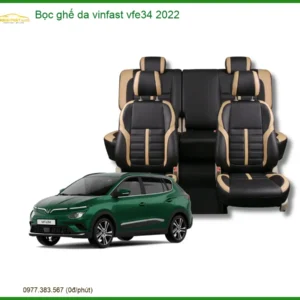 Bọc Ghế Da VinFast VF e34 2022 - Trung Tâm Lắp Đặt Uy Tín TPHCM