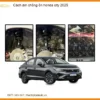 Cách âm chống ồn Honda City 2025 - Địa Chỉ Lắp Đặt Uy Tín Giá Tốt TPHCM