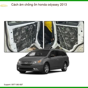 Cách âm chống ồn Honda Odyssey 2013 - Trung Tâm Lắp Đặt Uy Tín TPHCM