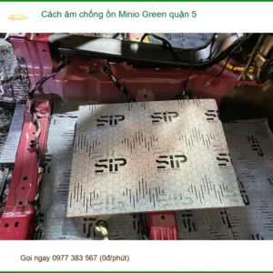 Dịch Vụ Cách Âm Chống Ồn Ô Tô âm chống ồn Minio Green quận 5 - Giá Tốt TPHCM - Ảnh 2