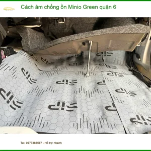 Dịch Vụ Thi Công Cách Âm Chống Ồn Ô Tô Minio Green Quận 6 - Giá Tốt TPHCM - Ảnh 2