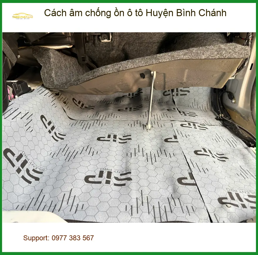 Dịch Vụ Thi Công Cách Âm Chống Ồn Ô Tô Tại Huyện Bình Chánh - Thi Công Chuyên Nghiệp ảnh thực tế 2