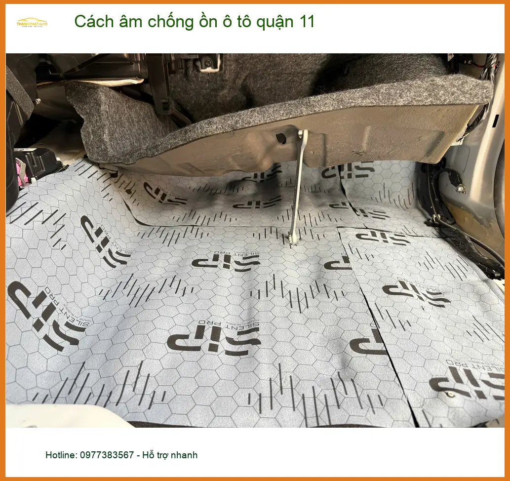 Trung Tâm Thi Công Cách Âm Chống Ồn Ô Tô tại quận 11 - Lắp Đặt Uy Tín TPHCM ảnh thực tế 2