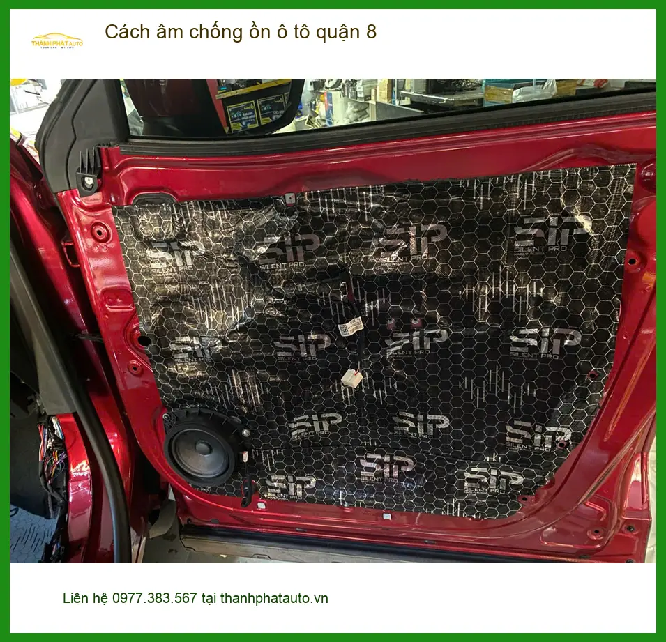 Dịch Vụ Thi Công Cách Âm Chống Ồn Ô Tô Tại Quận 8 - Thi Công Chuyên Nghiệp ảnh thực tế 2