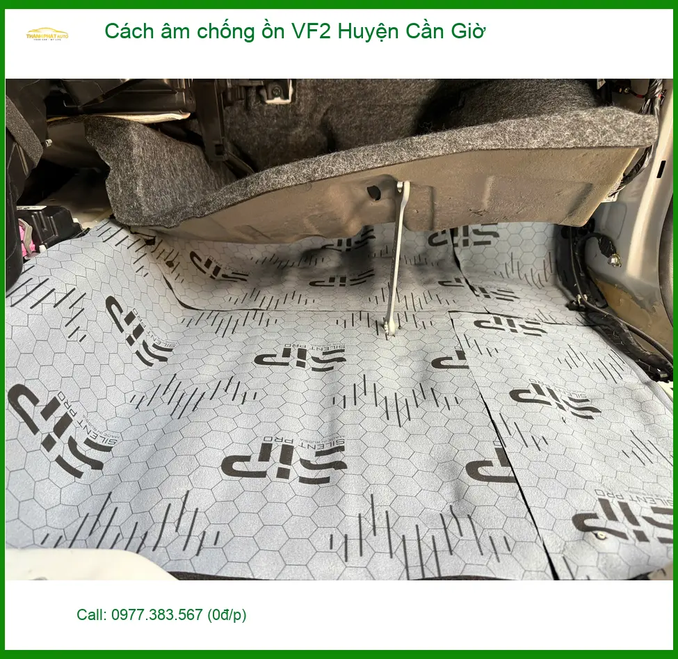 Nơi Lắp Cách Âm Chống Ồn Ô Tô âm chống ồn VF2 Huyện Cần Giờ - Giá Tốt TPHCM ảnh thực tế 2