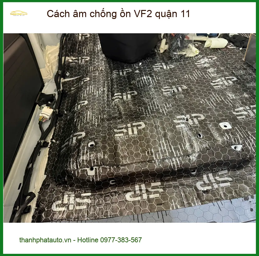 Nơi Cách Âm Chống Ồn Ô Tô âm chống ồn VF2 quận 11 - Uy Tín TPHCM ảnh thực tế 2