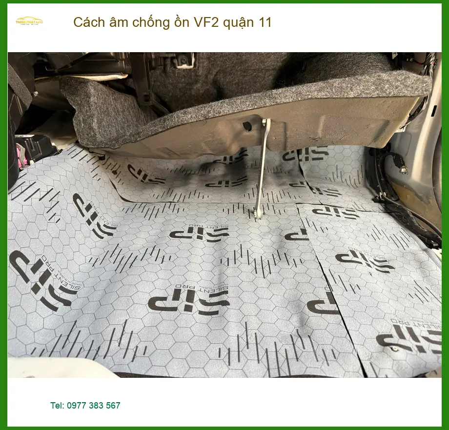 Nơi Cách Âm Chống Ồn Ô Tô âm chống ồn VF2 quận 11 - Uy Tín TPHCM ảnh thực tế 3
