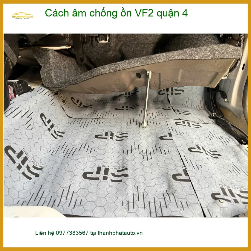 Nơi Lắp Cách Âm Chống Ồn Ô Tô âm chống ồn VF2 quận 4 - Giá Tốt TPHCM ảnh thực tế 3