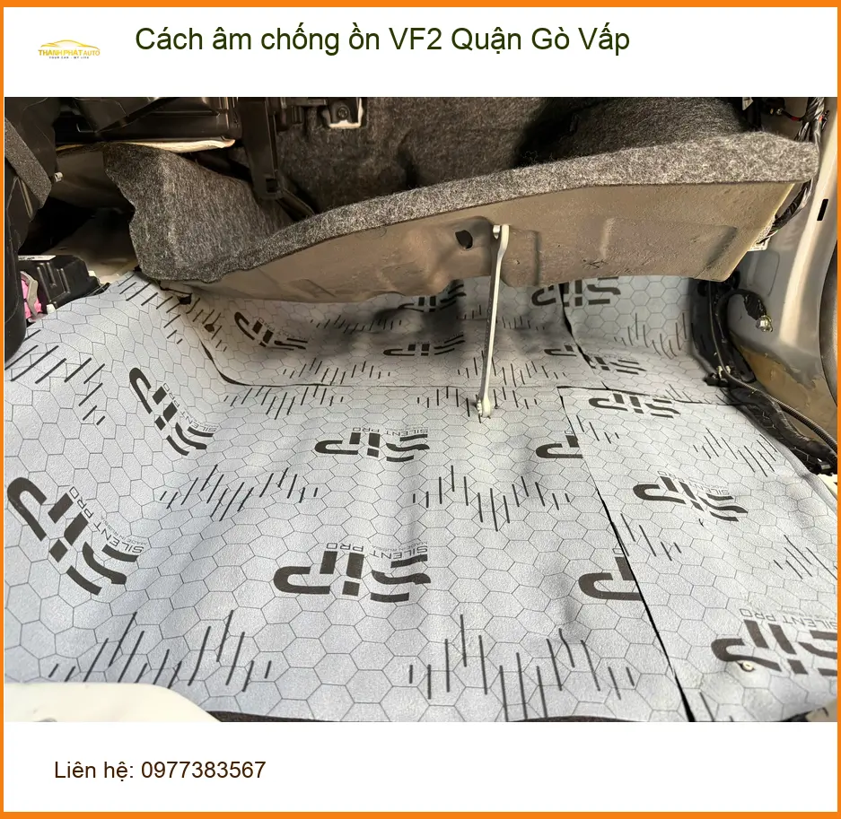 Dịch Vụ Thi Công Cách Âm Chống Ồn Ô Tô VF2 Quận Gò Vấp - Thi Công Chuyên Nghiệp ảnh thực tế 2