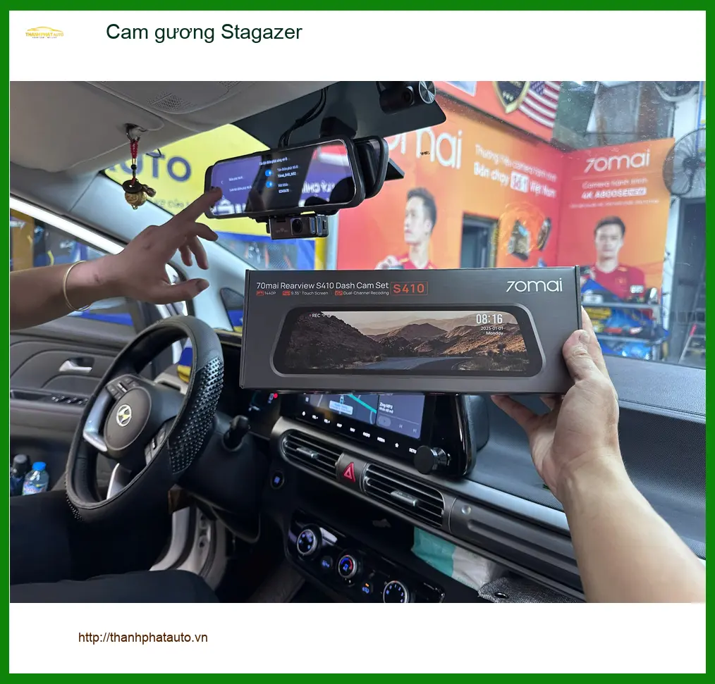 Anh Kiên lắp cam gương Stargazer tại Quận 12 để an tâm lái xe hơn ảnh thực tế 3