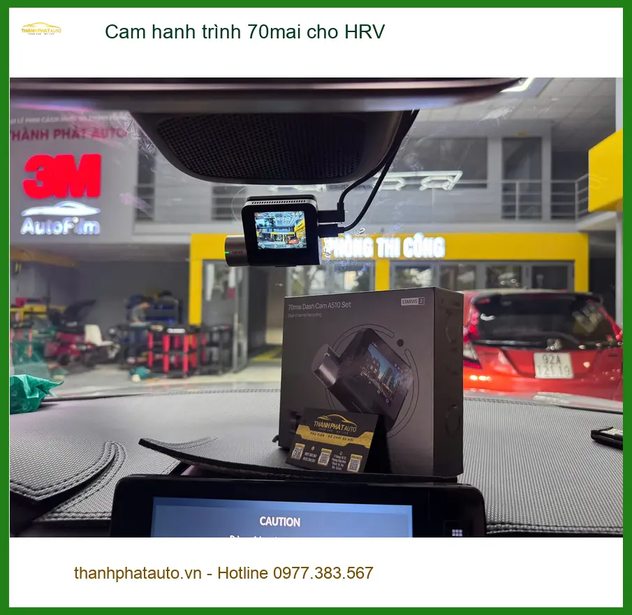 Anh Bảo lắp cam hành trình 70mai cho HRV tại Quận 9 để an tâm khi lái xe ảnh thực tế 2