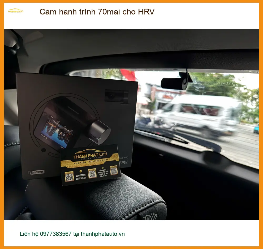Anh Bảo lắp cam hành trình 70mai cho HRV tại Quận 9 để an tâm khi lái xe ảnh thực tế 4