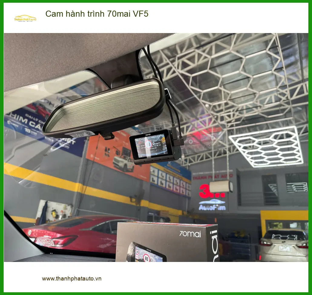 Anh Đạt gắn Cam hành trình 70mai VF5 cho Kia K3 ở Quận 9 tránh va quệt ảnh thực tế 2