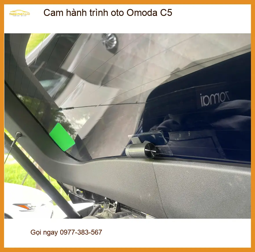 Anh Khải lắp Cam hành trình oto Omoda C5 tại Quận 9 để an tâm hơn khi di chuyển ban đêm ảnh thực tế 2