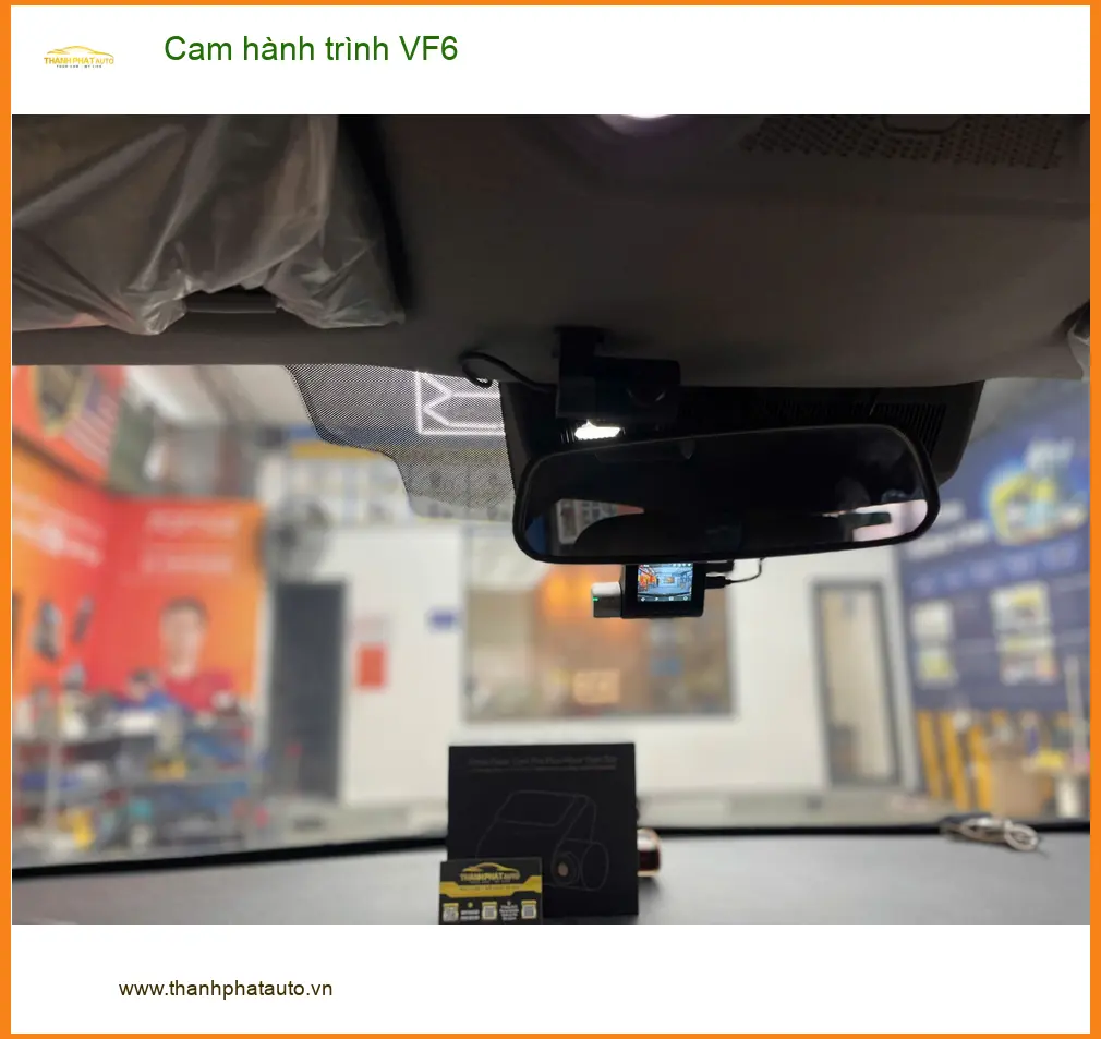 Chị Mai Anh lắp cam hành trình VF6 tại Quận 12 để an tâm khi lái xe ảnh thực tế 4