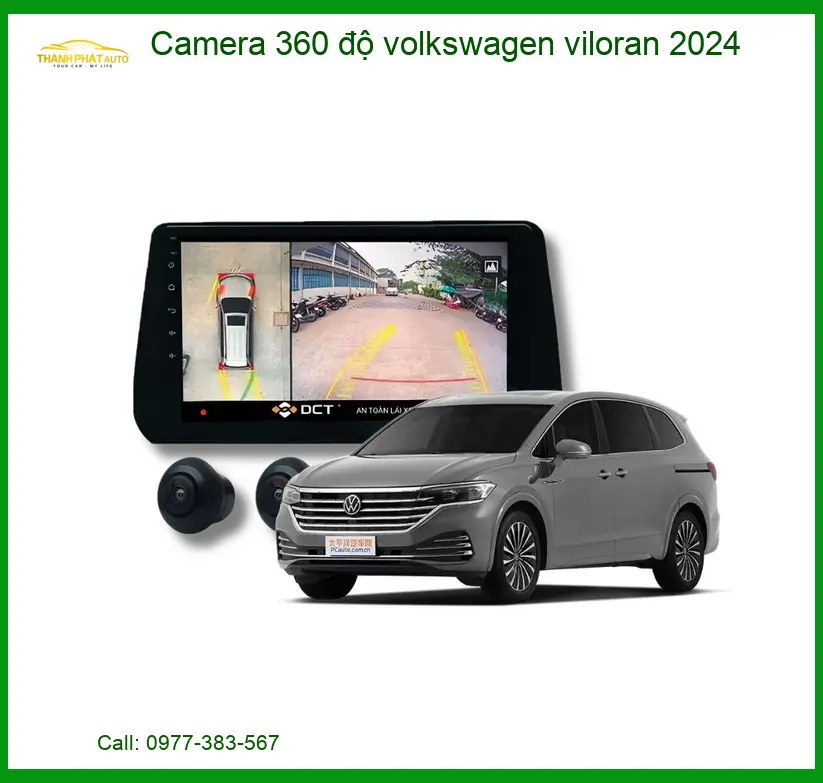 Camera 360 độ Volkswagen Viloran 2024 - Địa Chỉ Lắp Đặt Uy Tín TPHCM