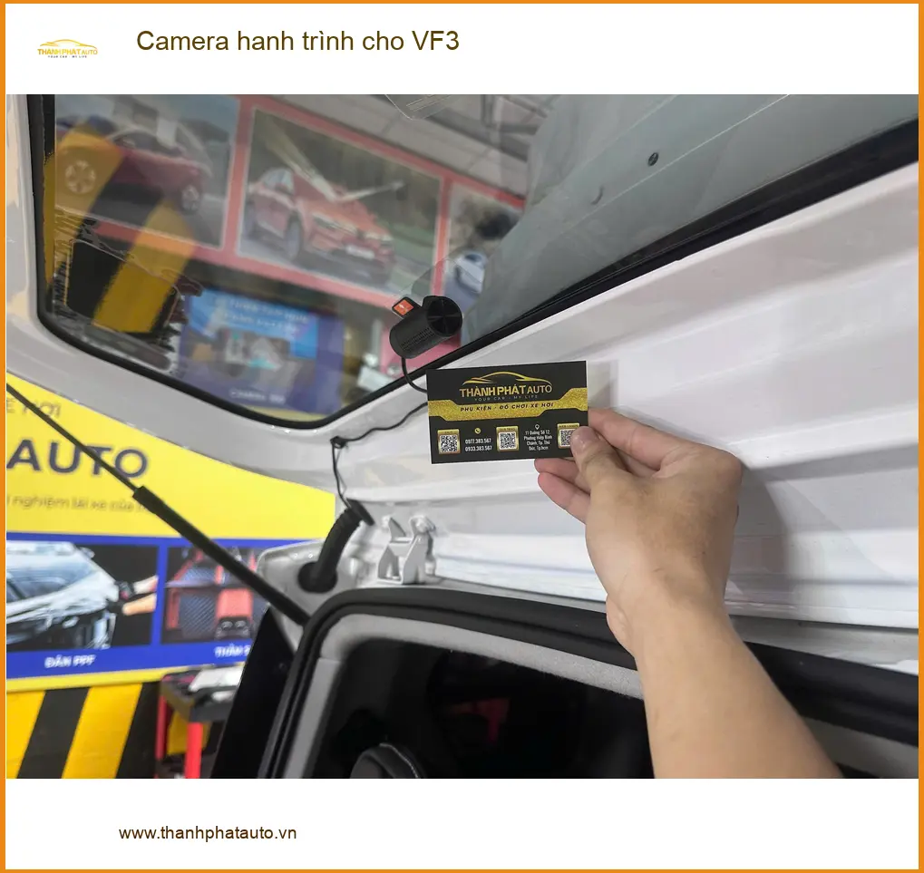 Anh Minh lắp Camera hành trình cho VinFast VF3 tại Quận 12 để ghi lại mọi cung đường ảnh thực tế 3