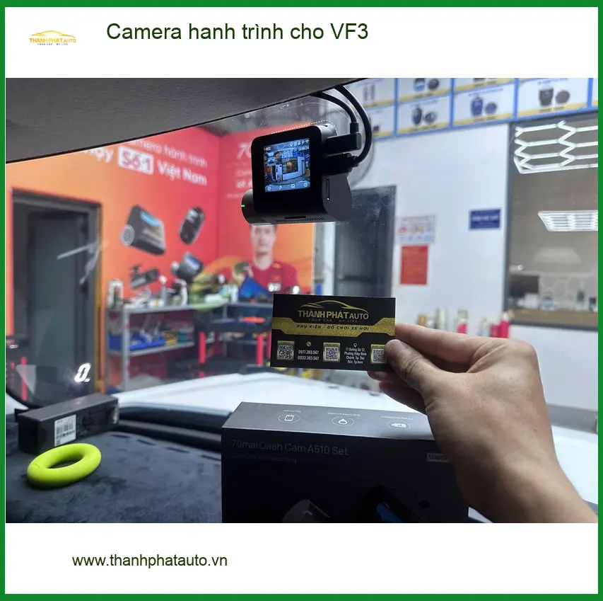 Anh Minh lắp Camera hành trình cho VinFast VF3 tại Quận 12 để ghi lại mọi cung đường ảnh thực tế 4