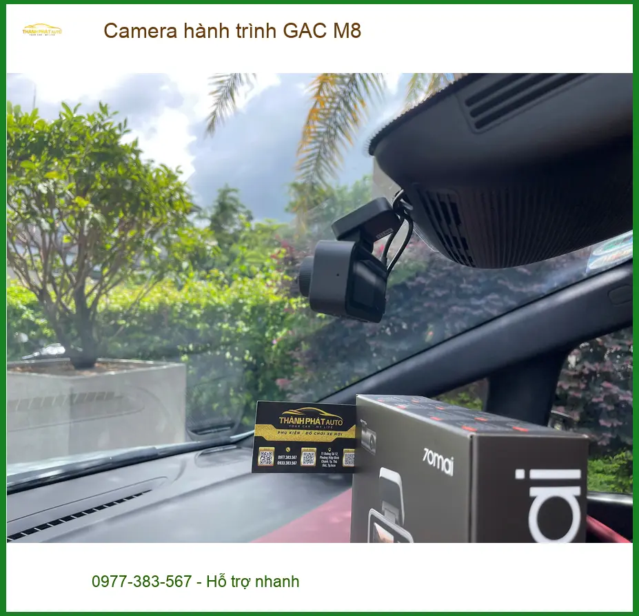 Anh Minh lắp Camera hành trình GAC M8 tại Quận 9 vì thường xuyên di chuyển công tác xa