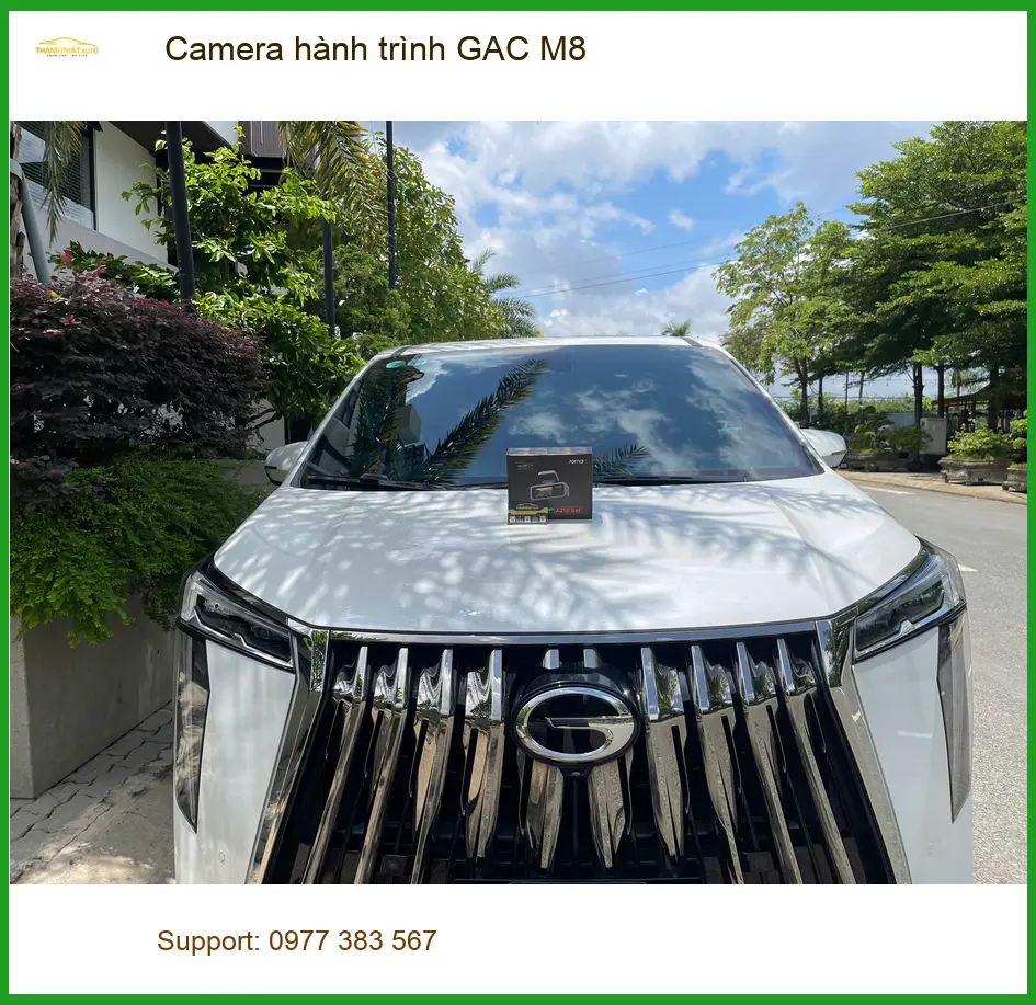 Anh Minh lắp Camera hành trình GAC M8 tại Quận 9 vì thường xuyên di chuyển công tác xa ảnh thực tế 2