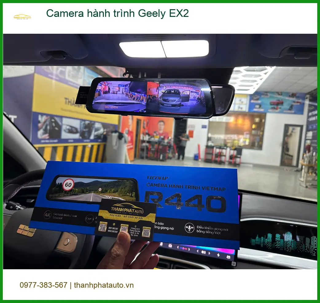 Anh Khải lắp Camera hành trình Geely EX2 tại Quận 12 đảm bảo an toàn di chuyển ảnh thực tế 4