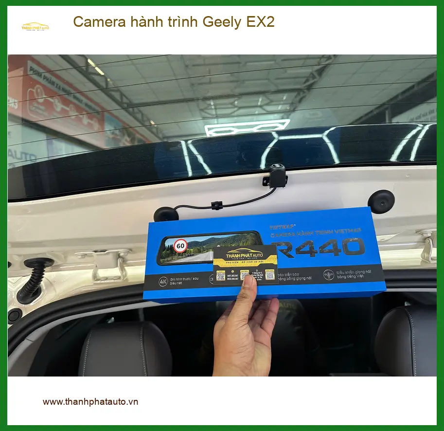 Anh Khải lắp Camera hành trình Geely EX2 tại Quận 12 đảm bảo an toàn di chuyển ảnh thực tế 5
