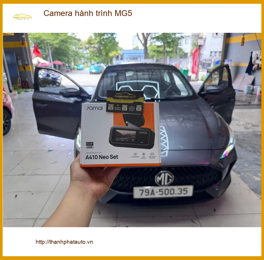 Chị Thảo lắp Camera hành trình MG5 tại Quận 9 quan sát giao thông đêm ảnh thực tế 5
