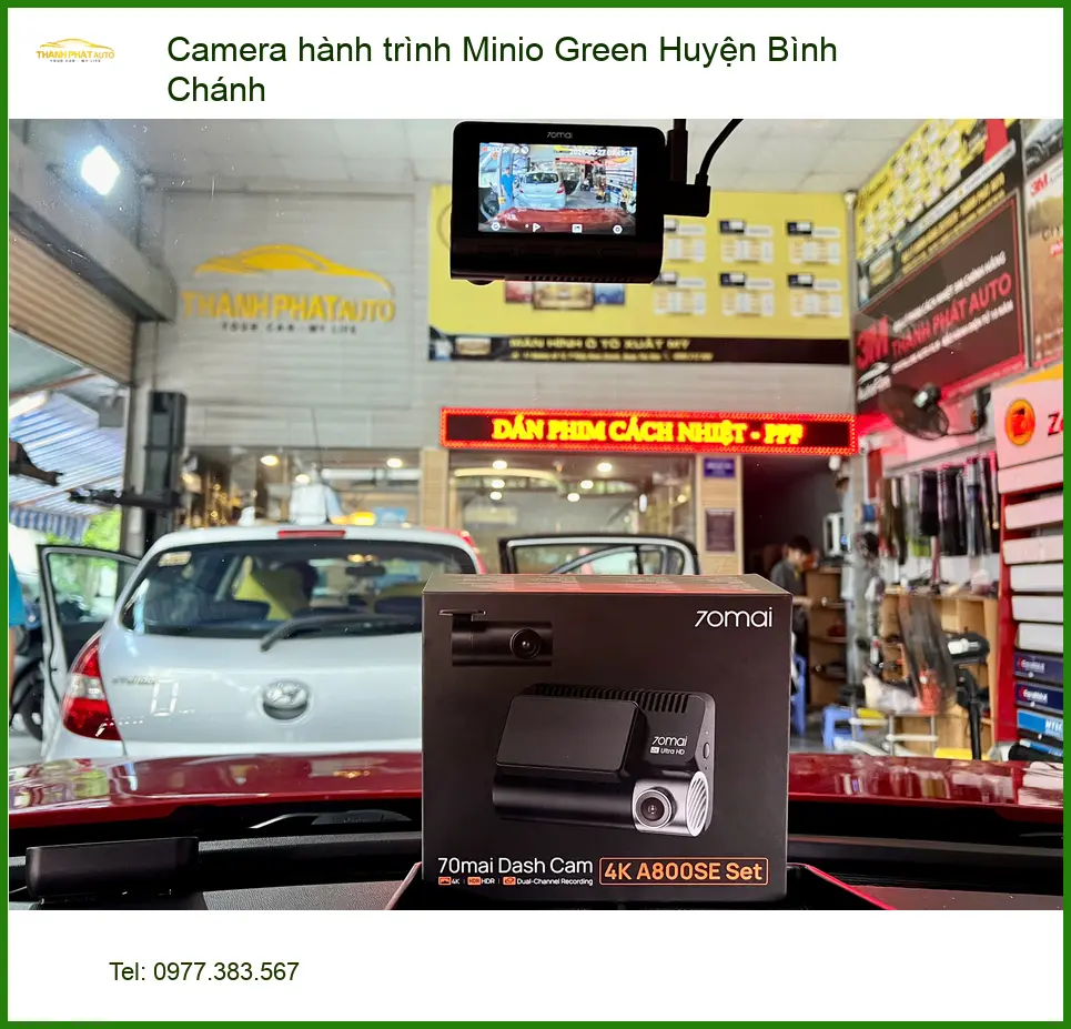Nơi Lắp Camera Hành Trình Ô Tô Minio Green tại Huyện Bình Chánh - Giá Tốt TPHCM ảnh thực tế 2
