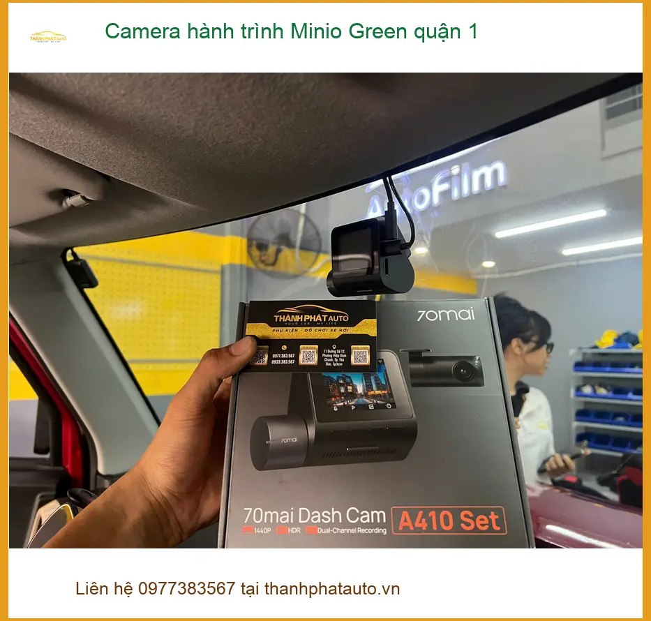 Địa Chỉ Lắp Camera Hành Trình Ô Tô Minio Green tại Quận 1 - Giá Tốt TPHCM ảnh thực tế 3