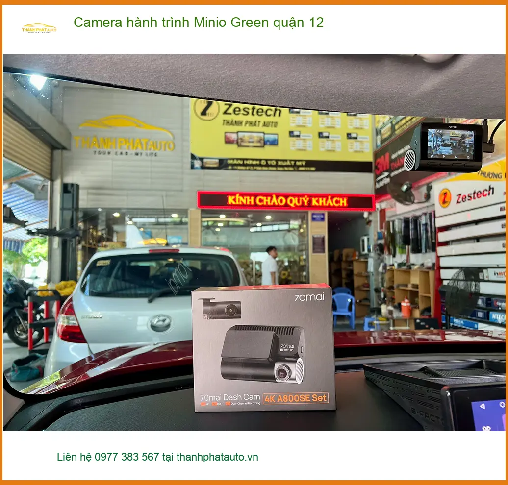Nơi Gắn Camera Hành Trình Ô Tô hành trình Minio Green quận 12 - Giá Tốt TPHCM