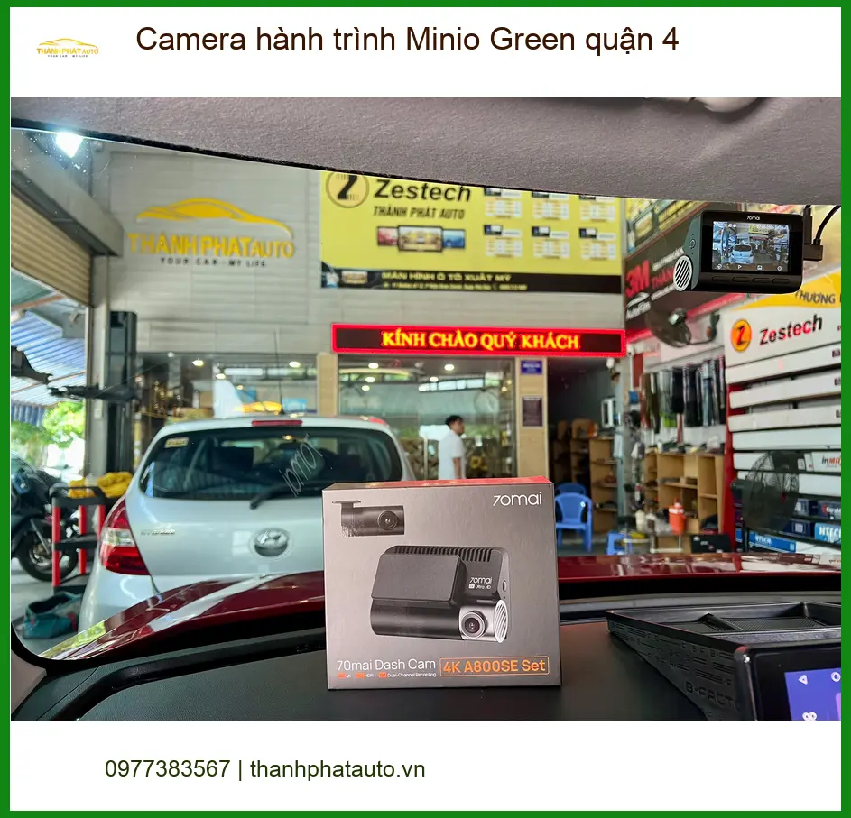 Địa Chỉ Lắp Camera Hành Trình Ô Tô Minio Green Tại Quận 4 - Giá Tốt TPHCM