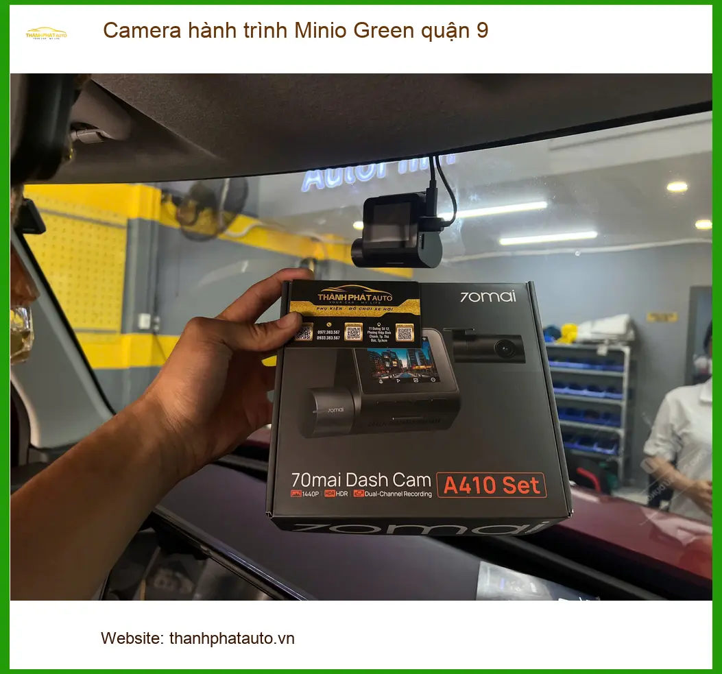 Nơi Lắp Camera Hành Trình Ô Tô hành trình Minio Green quận 9 - Giá Tốt TPHCM ảnh thực tế 2