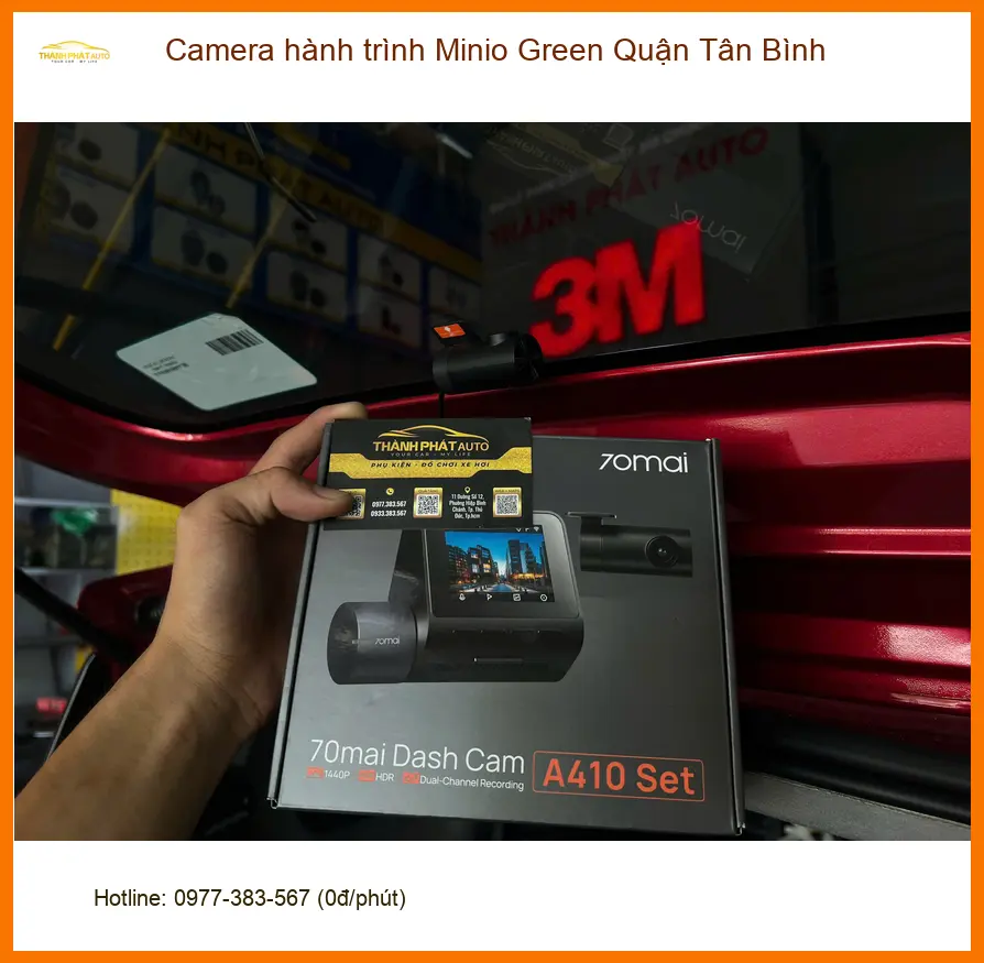 Nơi Gắn Camera Hành Trình Ô Tô hành trình Minio Green Quận Tân Bình - Giá Tốt TPHCM ảnh thực tế 3