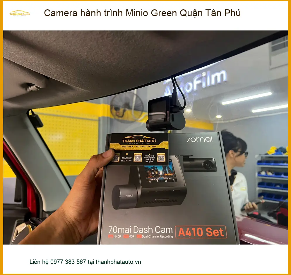 Nơi Gắn Camera Hành Trình Ô Tô hành trình Minio Green Quận Tân Phú - Giá Tốt TPHCM - Ảnh 2