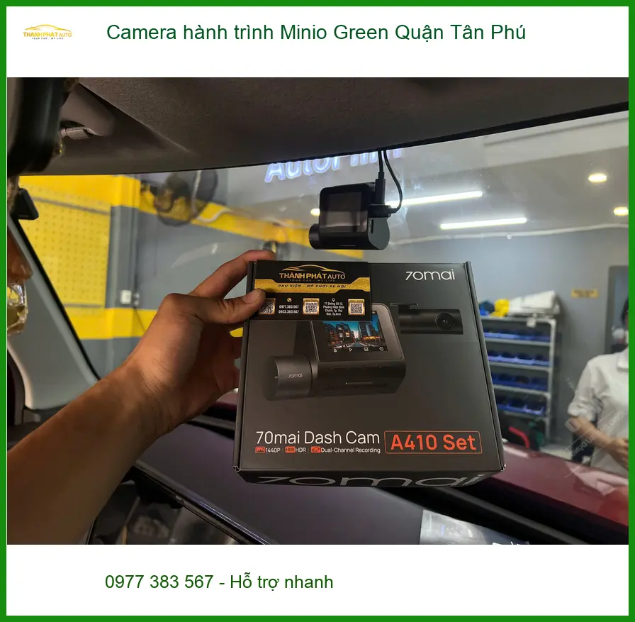 Nơi Gắn Camera Hành Trình Ô Tô hành trình Minio Green Quận Tân Phú - Giá Tốt TPHCM - Ảnh 3