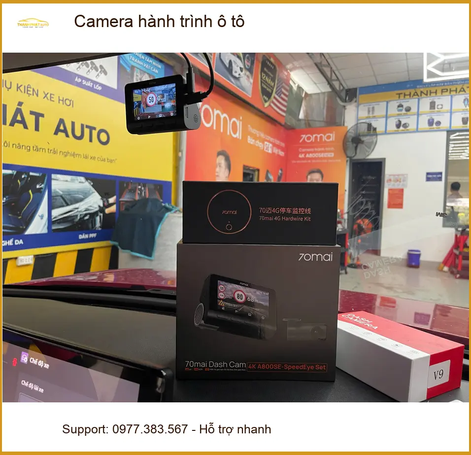 Anh Hưng lắp camera hành trình ô tô Hyundai Santa Fe ở Quận 12, đảm bảo an toàn
