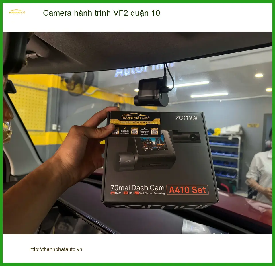 Nơi Lắp Camera Hành Trình Ô Tô hành trình VF2 quận 10 - Giá Tốt TPHCM ảnh thực tế 2
