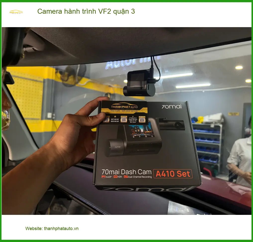 Địa Chỉ Gắn Camera Hành Trình Ô Tô hành trình VF2 quận 3 - Gắn Nhanh Trong Ngày ảnh thực tế 3
