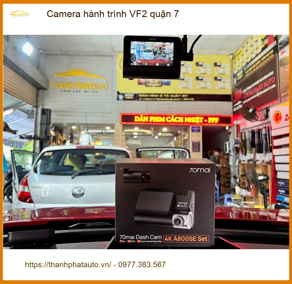 Trung Tâm Lắp Camera Hành Trình Ô Tô hành trình VF2 quận 7 - Giá Tốt TPHCM ảnh thực tế 2