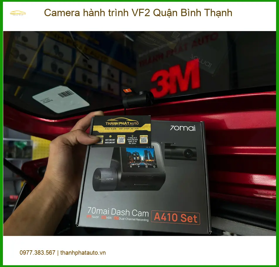 Nơi Gắn Camera Hành Trình Ô Tô hành trình VF2 Quận Bình Thạnh - Giá Tốt TPHCM