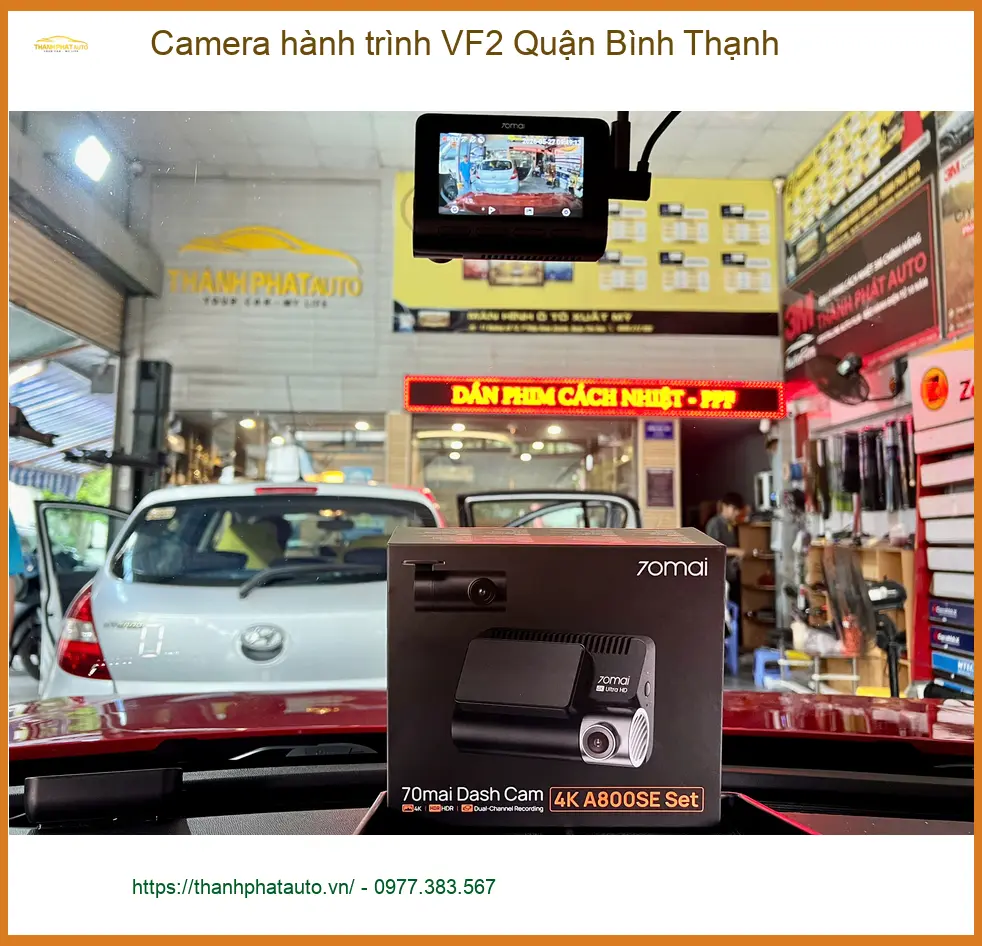 Nơi Gắn Camera Hành Trình Ô Tô hành trình VF2 Quận Bình Thạnh - Giá Tốt TPHCM ảnh thực tế 2