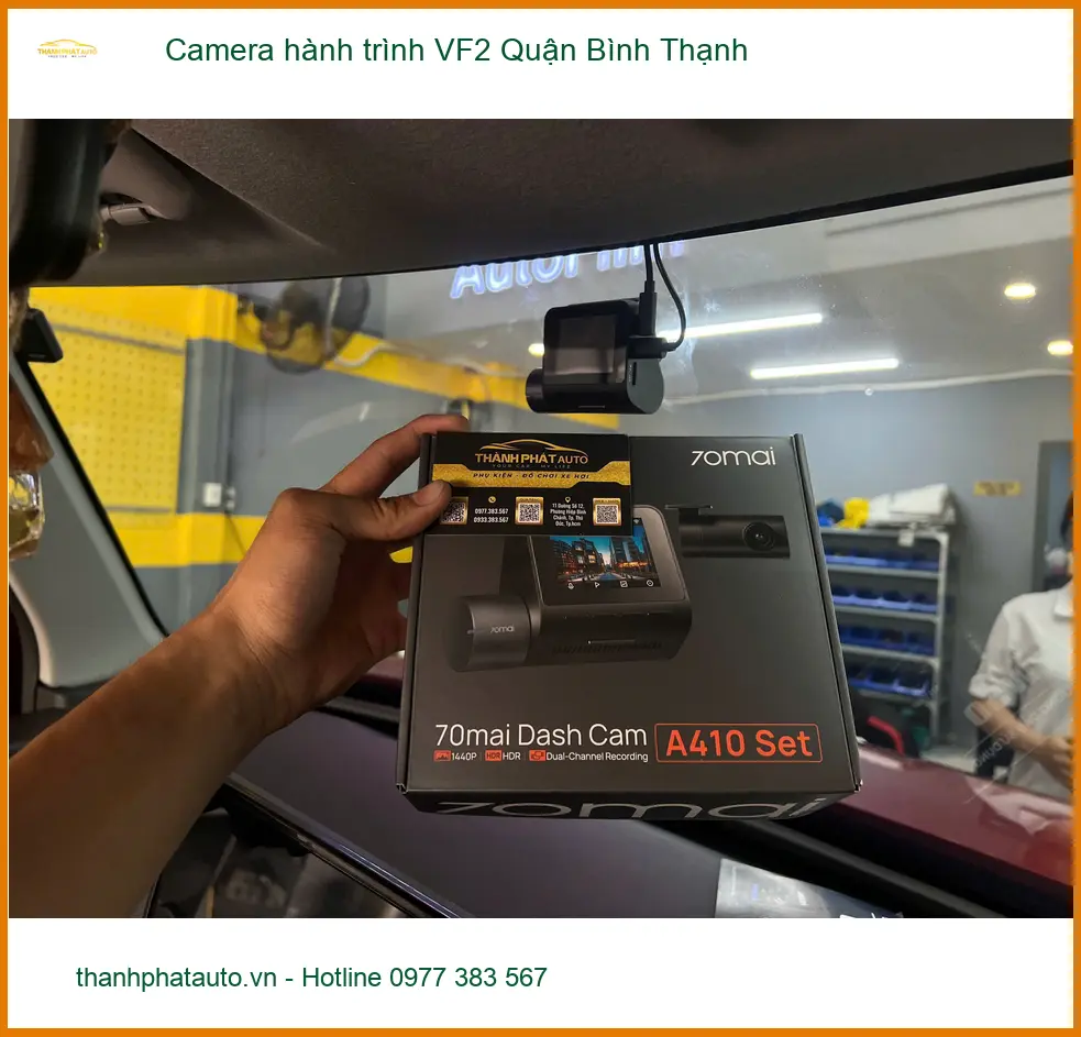 Nơi Gắn Camera Hành Trình Ô Tô hành trình VF2 Quận Bình Thạnh - Giá Tốt TPHCM ảnh thực tế 3