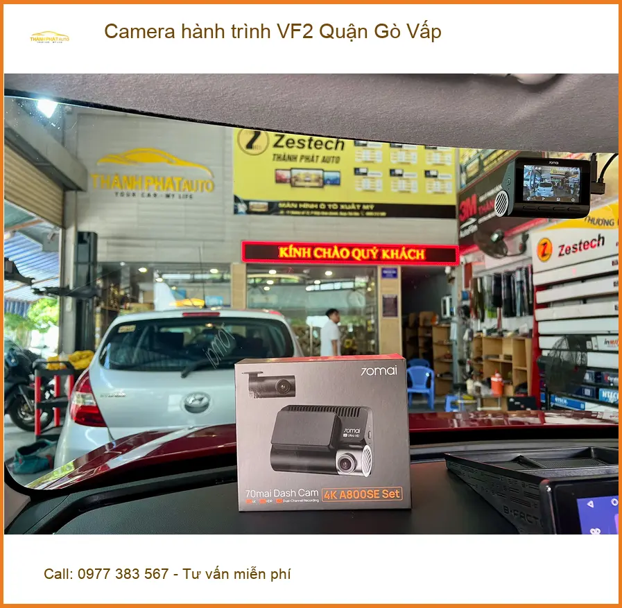 Nơi Gắn Camera Hành Trình Ô Tô hành trình VF2 Quận Gò Vấp - Giá Tốt TPHCM